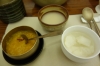 Seasonal Porridge (pumpkin) and Watery Kimchi, at SamcheongGak Restaurant, Seoul KR