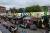 Market stalls on Market Place, Norwich UK