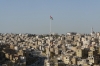 The Citadel, Amman - city skyline with tallest flagpole