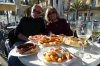 Bruce & Thea enjoy tapas lunch at Badalona