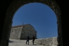 The entrance to Berat Fortress AL