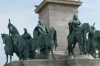 Millenium Monument, featuring the Seven Chieftains of the Magyars, Budapest HU