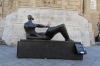 Henry Moore exhibition outside the Cathedral of Cadiz ES