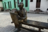 Street sculptures by Martha Jimenez Perez in Plaza del Carmen, Camaguey CU