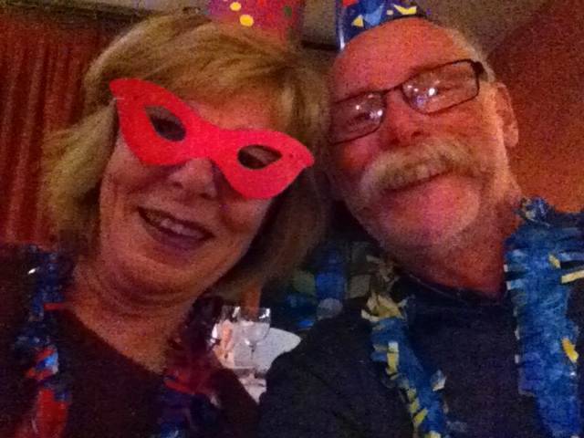 Bruce & Thea at El Palacio Andaluz to celebrate New Year's Eve, Seville ES