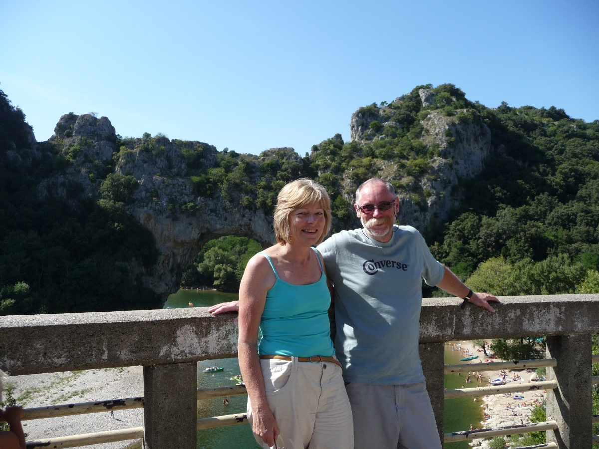 Bruce & Thea at Vallon Pont d'Arc