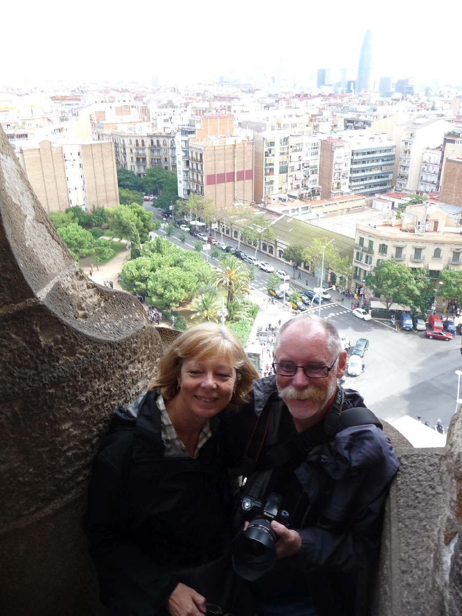 Bruce & Thea at Sagrada Familia, Barcelona ES