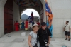 Bruce & Thea outside Gwanghwamun Gate, Gyeongbokgung Palace, Seoul