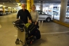 Bruce & Thea at El Prat airport, Barcelona ES with 52kg of luggage to take home