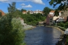 Vltava River in Český Krumlov CZ