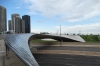 Frank Gehry’s BP Bridge, connecting Millennium Park to Daley Bicentennial Plaza, Chicago