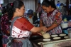 Making tortillas. Market day in Chichicastenango GT