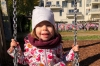 Brianna at the playground. Berlin DE