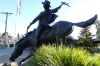Statue to Jack Riley - the Man from the Snowy River, Corryong VIC