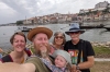 Steph, Evan, Aida, Thea and Bruce exploring Porto