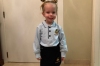 Brianna's uniform at her new school. Granada ES