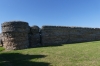 Burgh Fort at Burgh Castle, Norfolk UK