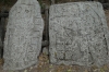 Steles at the Nohoch Mul group. Ancient Ruins of Coba