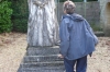 Queen Victoria and Pat in the gardens of Athelhampton House, Dorset GB