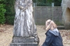 Queen Victoria and Thea in the gardens of Athelhampton House, Dorset GB