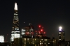 Moonrise over London from Apt 19, 46 Borogh Road, London - with noisy trainline and amazing views of the Shard
