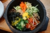 Bibimbap, rice & vegetables in a ceramic hotpot, Pung Namjeong Restaurant, Jeonju