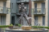Neptune's Fountain in our apartment block, Gdańsk PL