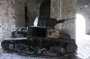 Italian tank made by Fiat and used in WWII. Gjirokastër Castle AL