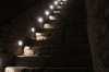 Steps leading to a kitchen in Gjirokastër Castle AL