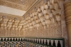 detail of carvings in Alhambra, Granada ES