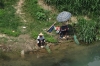 Fishing near Fubo Hill, Guilin, China