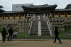 Steps to the Gyeongju Bulguksa temple, South Korea