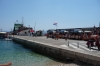 Little train that takes trippers from Bol to Zlatni Rat beach Little train that takes trippers from Bol to Zlatni Rat beach