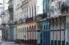 Colourful arches on Av Simon Bolivar, Havana CU