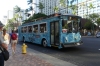 Trolley buses. Waikiki HI USA