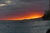 Waikiki sunset. HI USA