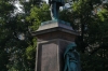 Statue of Finland's poet Eino Leino on the Esplanade, Helsinki FI