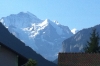 Jungfrau and other mountains from Hotel Alpina, Interlaken CH