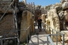 Entrance to left side of temple. Ggantija Temples, Gozo Island, Malta
