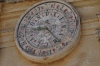 Day clock (reads 12 September). St Paul's Cathedral, Mdina, Malta