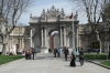 Entrance to Dolmabahçe Palace Entrance to Dolmabahçe Palace