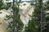 Brink of Lower Falls near Canyon Village, Yellowstone, WY