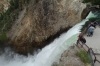 Brink of Lower Falls near Canyon Village, Yellowstone, WY