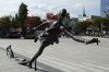 Curious sculpture in square in Jeonju KR