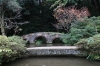 Strolling garden with ponds and bridges, Oyama Jinja Shrine, Kanazawa, Japan