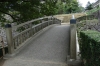 Gokurakubashi Bridge (mid 16C?) and uneven steps (for defence), Kanazawa Castle, Japan