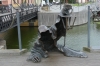 Statue on the Danēs River, Klaipēda LT Statue on the Danēs River, Klaipēda LT