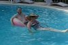 Ev & Steph enjoying poolside at Ladywood House, Russell Villas, Montego Bay JM