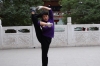 Morning exercise at the The White Pagoda, Lanzhou CN