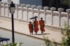 Monks outside the Museum, Luang Prabang LA